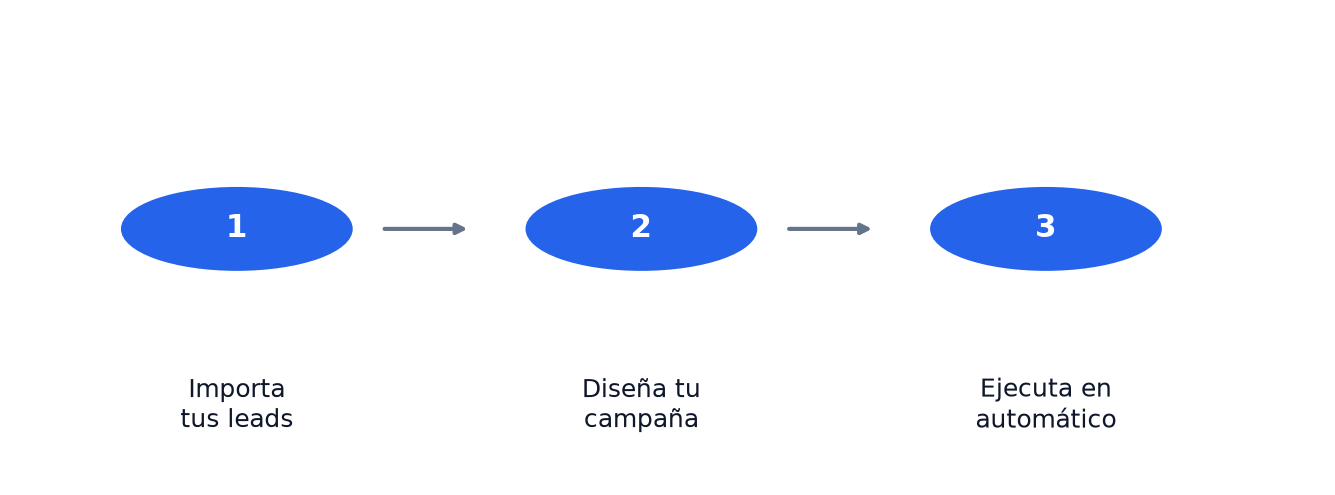 Proceso de una campaña de cold email